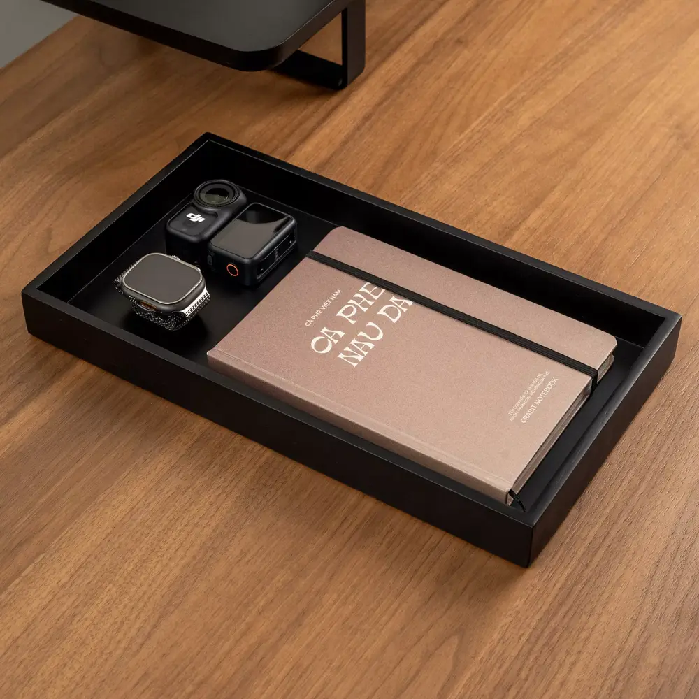 Valley Tray (12 × 20 × 3,7 cm - Black - Mới, Full box, Chính hãng) (NDTR25VALE03BK)