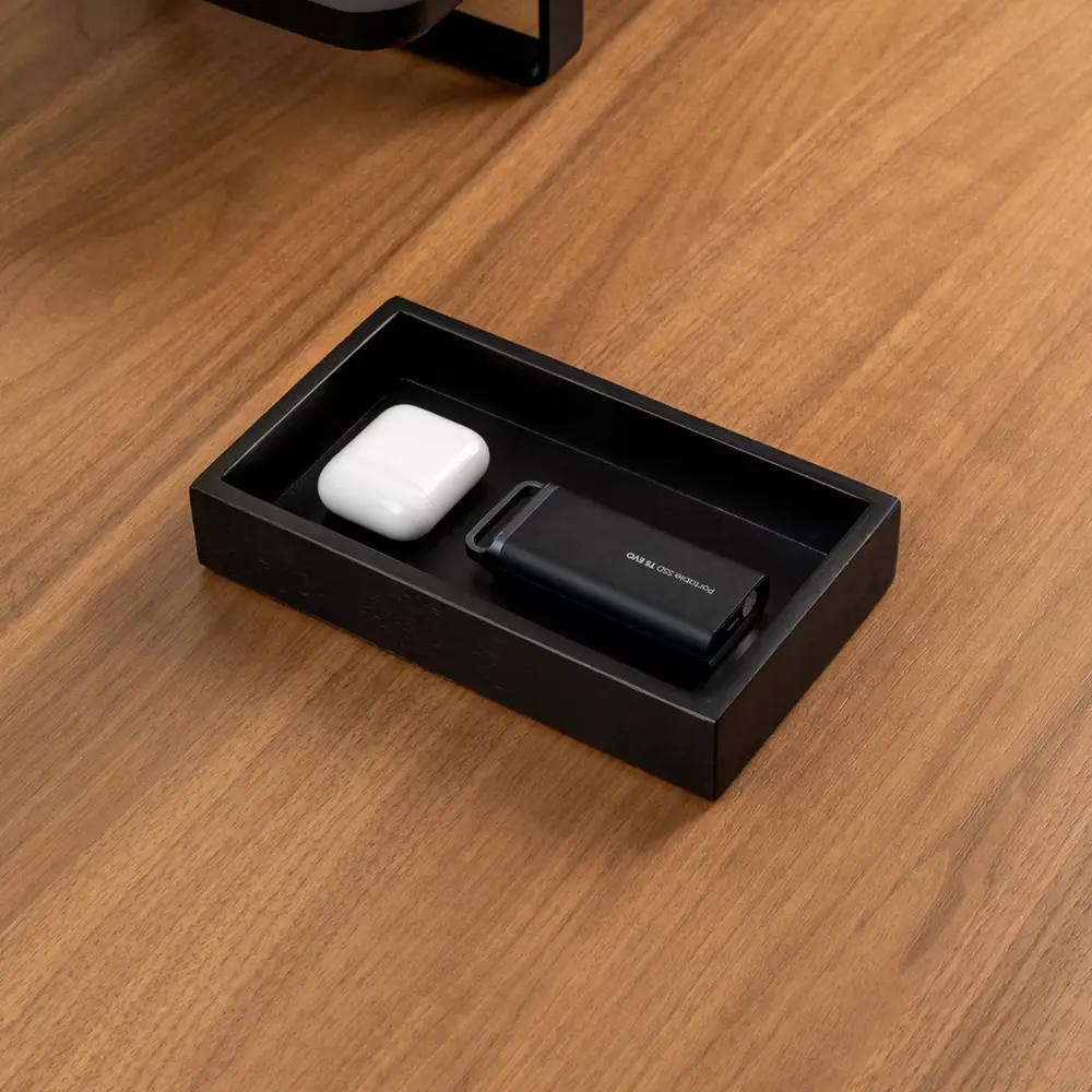 Valley Tray (12 × 20 × 3,7 cm - Black - Mới, Full box, Chính hãng) (NDTR25VALE03BK)