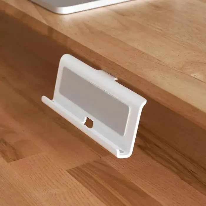 Giá đỡ Tablet gắn kệ màn hình Shelflinks - By NiceDesign (Trắng - Mới, Full box, Chính hãng) (NDST24TABH02)