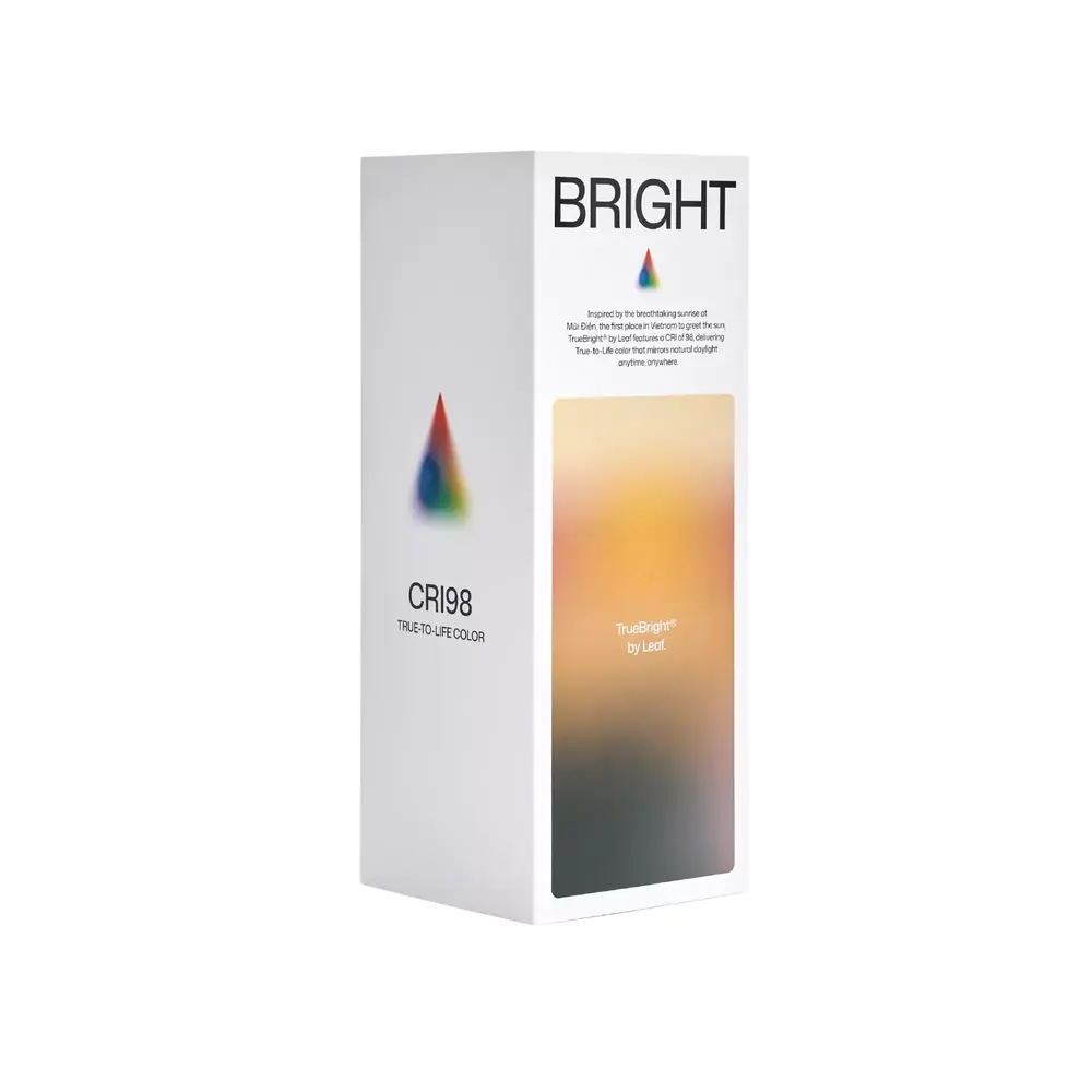 Đèn để bàn Leaf Bright (White - Mới, Full box, Nhập khẩu)