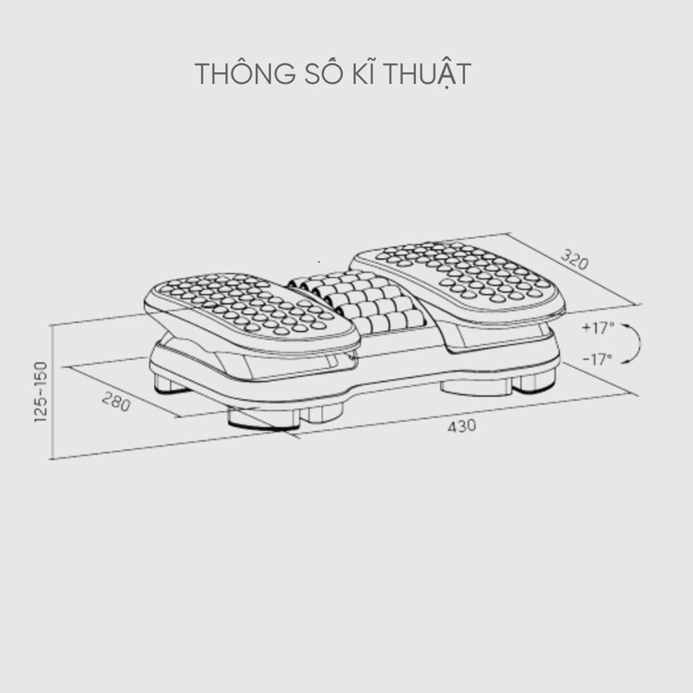 Kê chân công thái học Gami Enjoy (Black - Mới, Full box, Chính hãng)