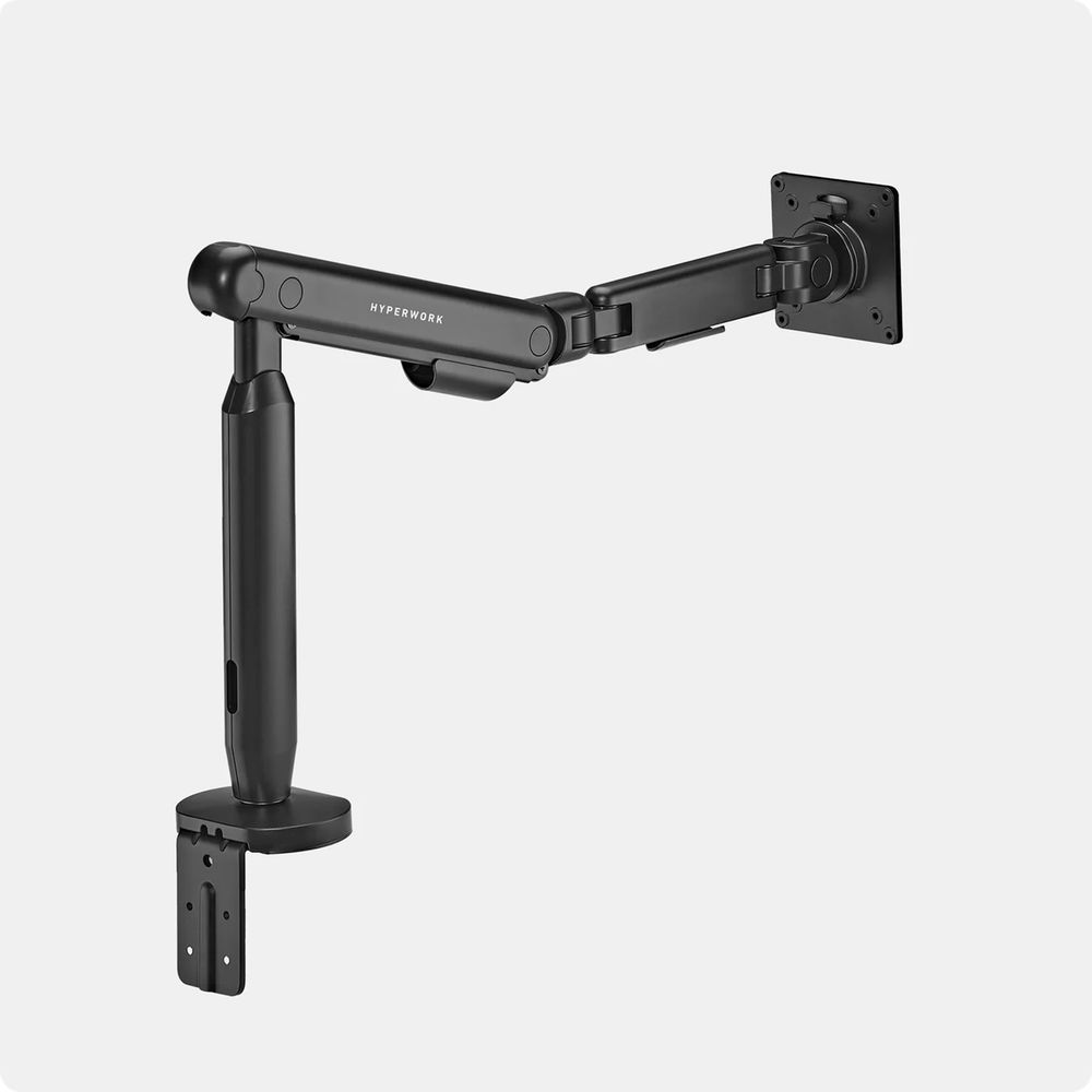 Arm màn hình HyperWork Flexus | PA01 (Black - Mới, Full box, Chính hãng)