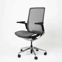 Ghế Công Thái Học HyperWork Sleek (Không Tựa Đầu - Black - Mới, Full box, Chính hãng)
