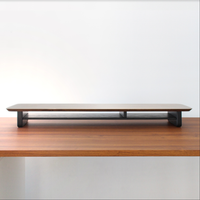 Kệ màn hình Lifted Desk Shelf - Gỗ Sồi Nguyên Khối (1100x230mm - Saddle Brown - Mới, Full box, Chính hãng)
