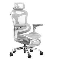 Ghế Công Thái Học Sihoo A3 - Doro C300 (Có Kê Chân - White - Mới, Full box, Nhập khẩu)