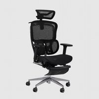 Ghế Công Thái Học GAMI Crom (Kèm Kê Chân - Carbon Black - Mới, Full box, Chính hãng)