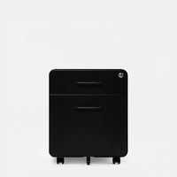 Hộc tủ tài liệu 2 ngăn The Leaf Plus (2 ngăn - Black - Mới, Full box, Chính hãng) (NDFC24LEAP11)