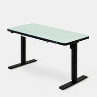 Bàn nâng hạ Peal - By NiceDesign (Black - Glass - Mới, Full box, Chính hãng) (NDSD24PEAL03)
