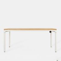 Bộ Bàn nâng hạ Elite - By NiceDesign (Oak - White - Mới, Full box, Chính hãng) (NDSD24ELIT01)