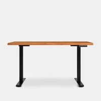 Bàn nâng hạ Taxua Edge - By NiceDesign (Cao Cấp) (Màu Nâu - Khung đen - Mới, Full box, Chính hãng) (NDSD23TAXU10)