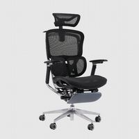 Ghế Công Thái Học Gami Crom Pro (Kèm Kê Chân - Black - Mới, Full box, Chính hãng)