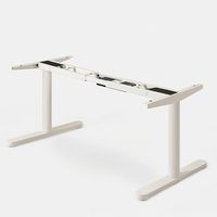Khung bàn nâng hạ Oasis - By NiceDesign (Khung tròn trắng - Mới, Full box, Chính hãng) (NDAF23ASIS02)