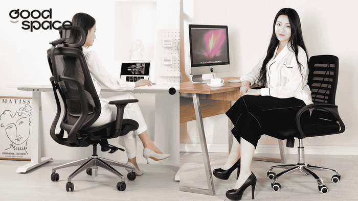 Nên chọn ghế văn phòng lưng cao hay lưng trung?