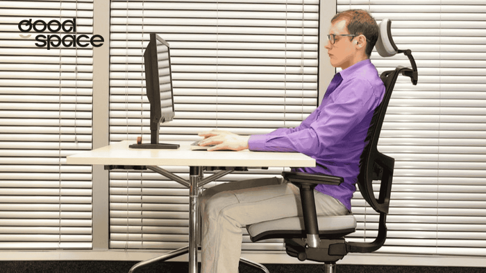 Cách ngồi ghế công thái học đúng tư thế, bảo vệ cột sống