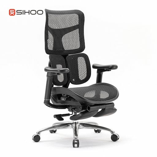 Ghế Công Thái Học Sihoo Doro S100 Có kê chân