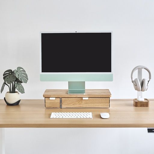 Kệ màn hình ngăn kéo Aura - By NiceDesign Size L-2 ngăn kéo