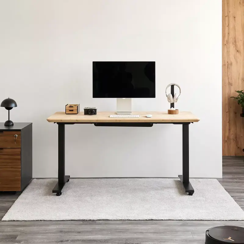 Bàn làm việc Bamboo Edge - By NiceDesign Mặt bàn 140x70cm, tre