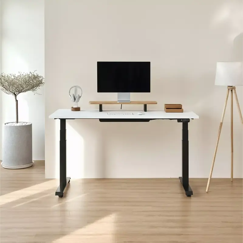 Bàn nâng hạ Pure Fansi - By NiceDesign Mặt bàn 180x75cm, màu trắng