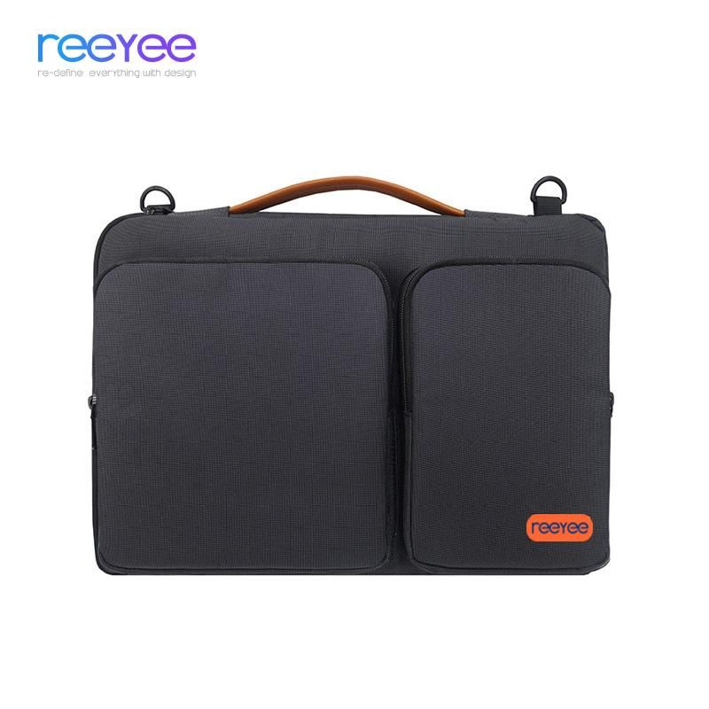 Túi Laptop chống sốc ReeYee 4001/4002 (Phù hợp 13-14 inch - Đen - Mới, Full box, Chính hãng) (RY4001)