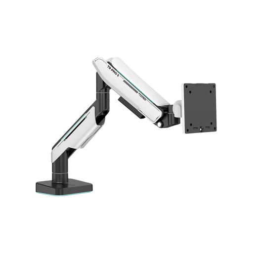 Arm màn hình Human Motion T9 Pro II Series (Arm đơn - White - Mới, Full box, Chính hãng)