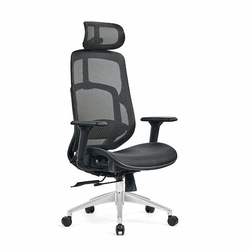 Ghế công thái học HyperWork Airy (Black - Mới, Full box, Chính hãng)