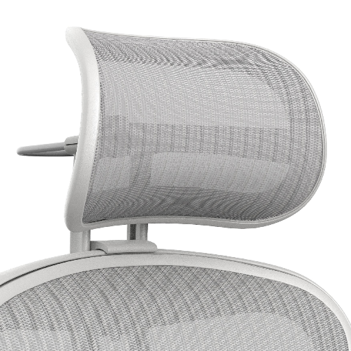 Tựa Đầu Ghế Herman Miller Atlas (Aeron - White Mineral - Mới, Full box, Nhập khẩu)