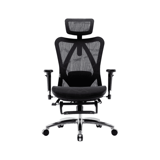 Ghế Công Thái Học Gami M57 (Có Kê Chân - Black - Mới, Full box, Chính hãng)