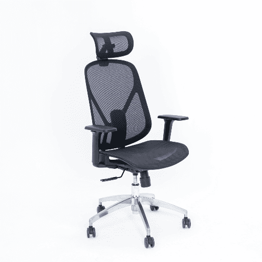 Ghế Công Thái Học Lino Chair (Breathing Mesh - Aluminum Alloy Base - Black - Mới, Full box, Chính hãng)