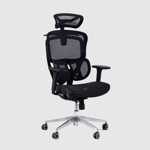 Ghế Công Thái Học GAMI Crom (Không Kèm Kê Chân - All Black - Mới, Full box, Chính hãng)