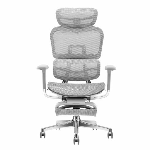 Ghế Công Thái Học Manson Atum (Bản Pro - Kèm kê chân - Gray - Mới, Full box, Chính hãng)