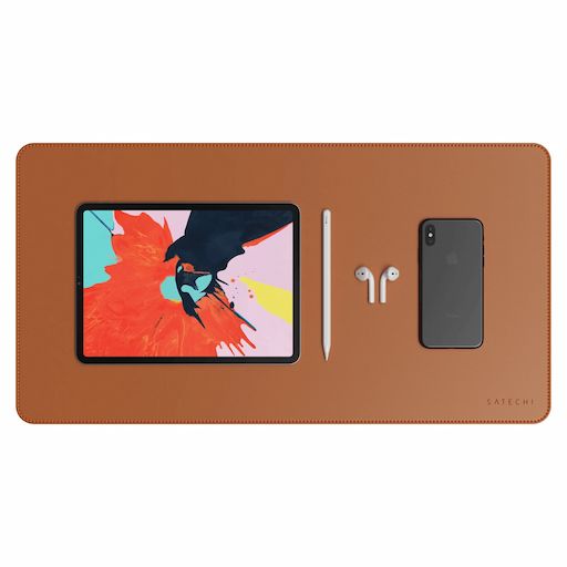 Bàn di chuột da Satechi Eco-Leather (Bronze - Mới, Full box, Chính hãng)