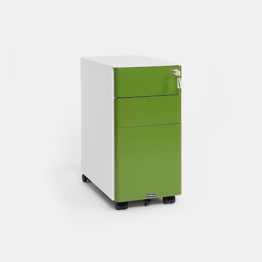 Hộc tủ tài liệu di động HyperWork Ivy Slim (Green - Mới, Full box, Chính hãng)