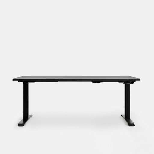 Bàn nâng hạ Pure Fansi - By NiceDesign (160x75cm - Khung vuông đen - Mới, Full box, Chính hãng) (NDSD25PUFA01)