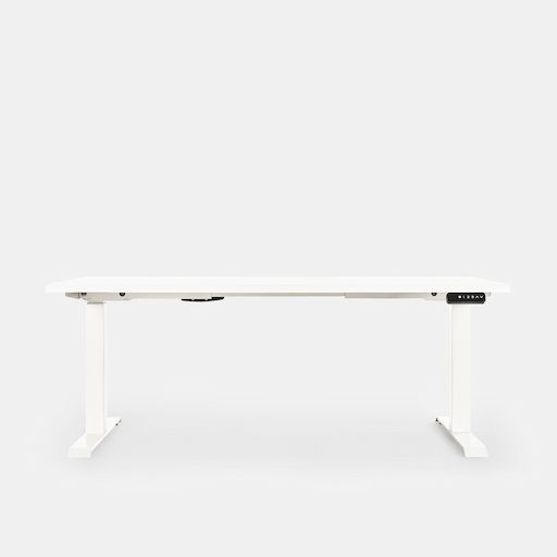 Bàn nâng hạ Pure Fansi - By NiceDesign (180x75cm - Khung vuông trắng - Mới, Full box, Chính hãng) (NDSD25PUFA04)