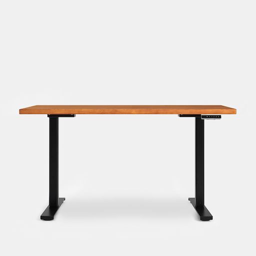 Bàn nâng hạ Taxua Edge - By NiceDesign (Cao Cấp) (Màu Nâu - Khung đen - Mới, Full box, Chính hãng) (NDSD23TAXU10)