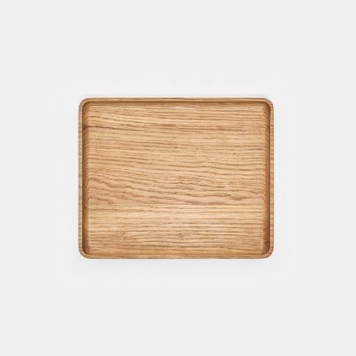 Khay để bàn Neat (Không vát) - By NiceDesign (24x20x2cm - Vàng gỗ tự nhiên - Mới, Full box, Chính hãng) (NDTR24NEAT02)