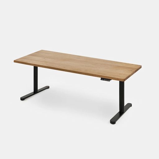 Bàn nâng hạ Noble Oasis - By NiceDesign (Oak - Black - Mới, Full box, Chính hãng) (NDSD24OASI01)