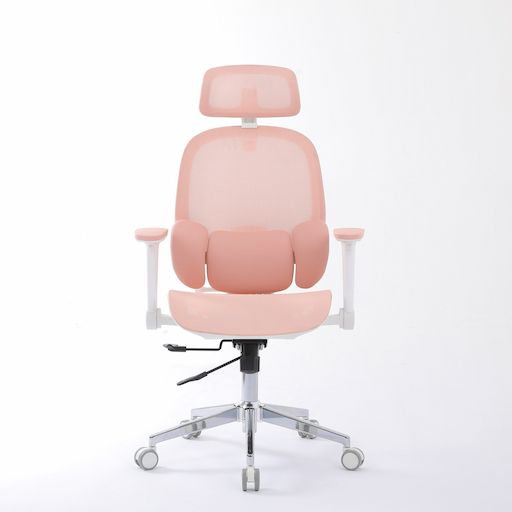 Ghế Công Thái Học Manson E3 Lite (Lưới - Pink - Mới, Full box, Chính hãng)