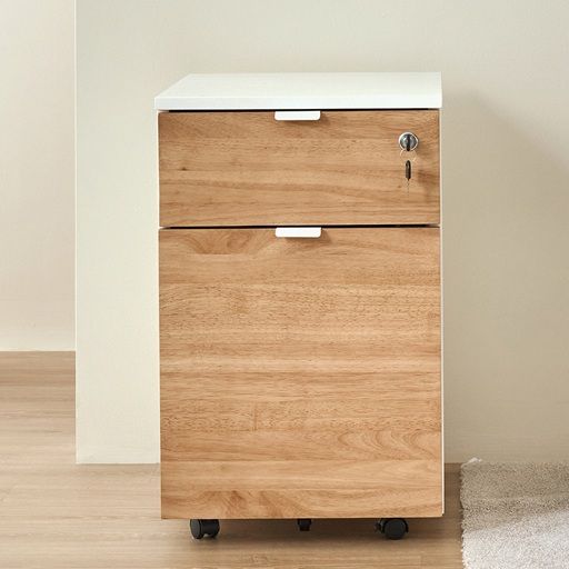 Hộc tủ tài liệu 2 ngăn Alexa - By NiceDesign (2 ngăn - White - Rubber - Mới, Sealed, Chính hãng) (NDFC25ALEX02)