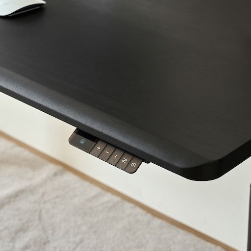 Mặt bàn gỗ tự nhiên Noble - By NiceDesign (1800x750x30mm - Premium Black - Mới, Full box, Chính hãng) (NDTT25NOBL02)