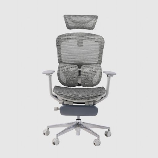 Ghế Công Thái Học GAMI Crom (Kèm Kê Chân - Carbon Grey - Mới, Full box, Chính hãng)