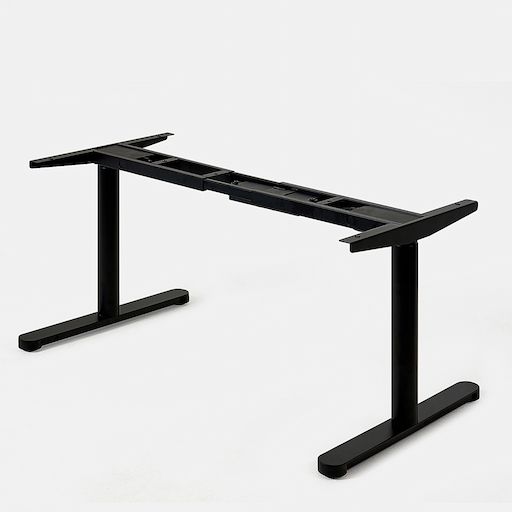 Khung bàn nâng hạ Oasis - By NiceDesign (Khung tròn đen - Mới, Full box, Chính hãng) (NDAF23ASIS01)